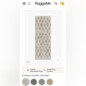 Ruggable Runner INCLUDES PAD